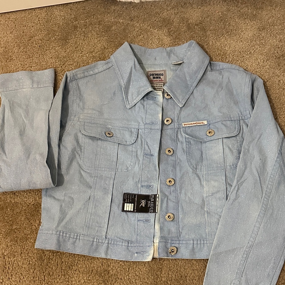 Parasuco Sky Blue Denim Jacket / Pants / Skirt 

3 piece SET